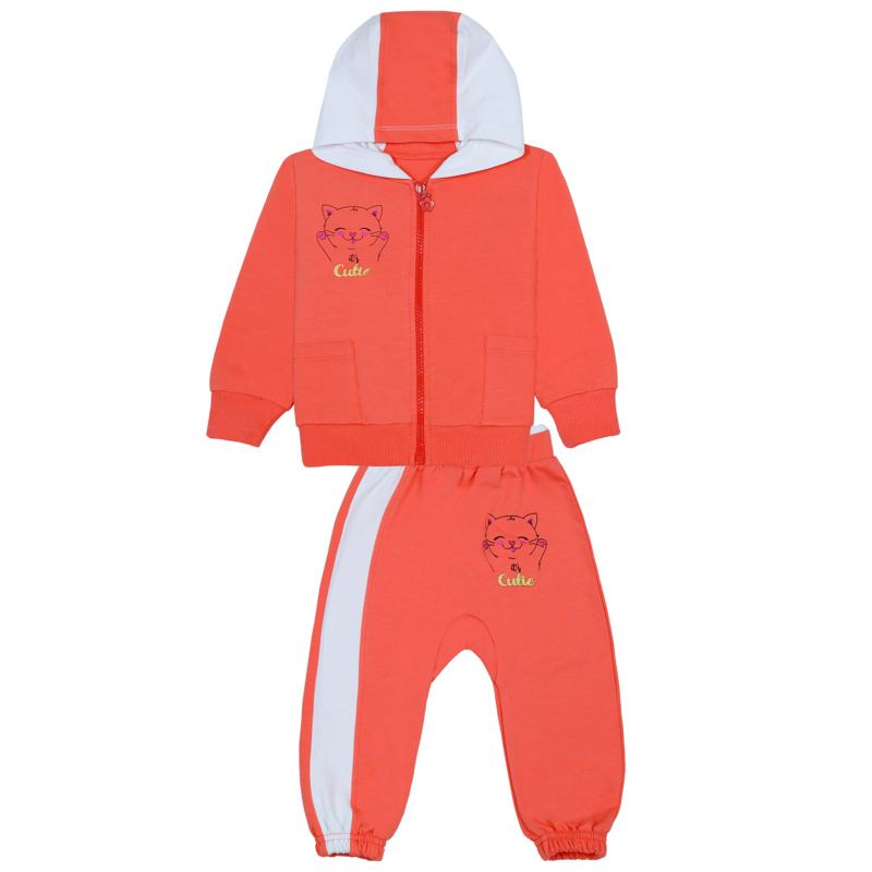 картинка БГ_ЧЗ Комплект для девочки (толстовка,брюки) 1,5-4 лет, футер 95% хб 8% лайкра, BONITO KIDS/BK1587KP(ЧЗ)/уп.4 шт./меш.168 шт. от BonitoKids