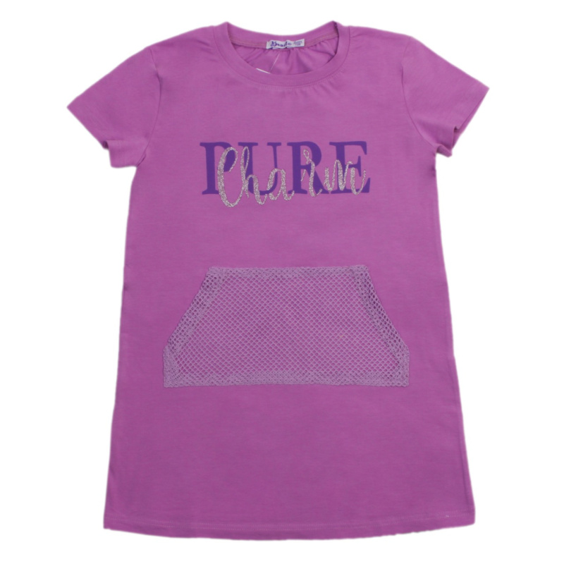 картинка БГ_ЧЗ Туника для девочки 8-12 лет 95% хлопок, 5% эластан BONITO KIDS/OP1399(ЧЗ)/уп.5шт./меш.300шт. от BonitoKids