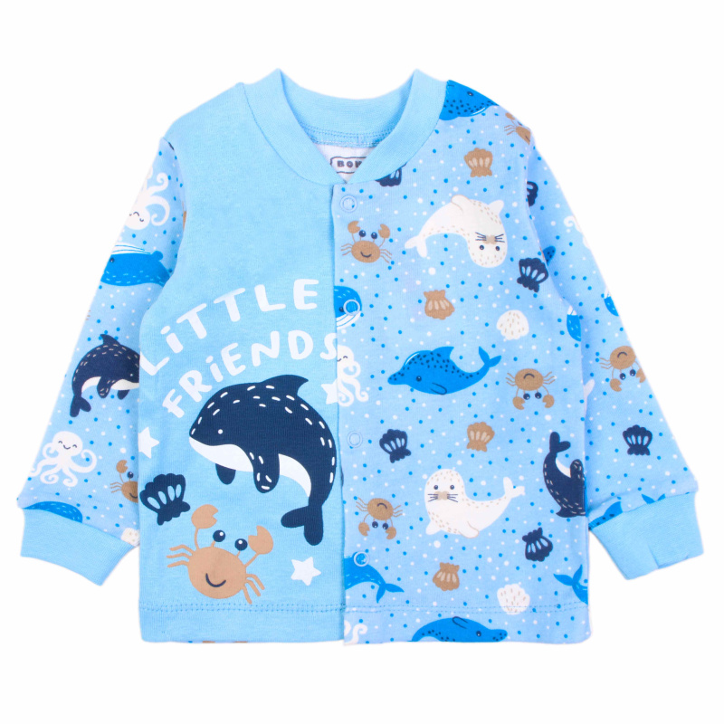 картинка БГ_ЧЗ Кофта для детей 68-86 100% хлопок BONITO KIDS/OP1381/уп.4шт./меш.608шт. от BonitoKids