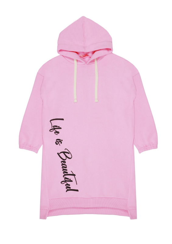 картинка ЧЗ Худи для девочки 9-12 лет 100% хлопок BONITO KIDS/BK1507H(ЧЗ)/уп.4шт./меш.72шт. от BonitoKids