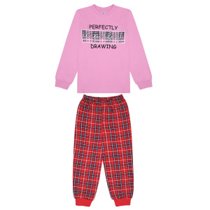 картинка БГ Пижама для девочки 8-12 лет 100% хлопок BONITO KIDS/BK1744PJ(01-23)/уп.5шт./меш.175шт. от BonitoKids
