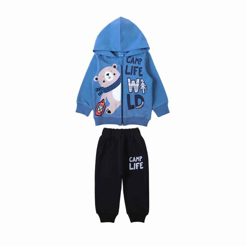 картинка Комплект для детей (толстовка, штаны и кофта) 74-92 см 65% хлопок, 27% полиэстер, 8% эластан BONITO KIDS/- 92 р-р/уп.4шт./меш.120шт. от BonitoKids