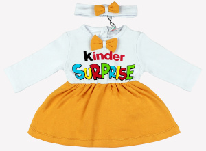 картинка КГ Платье для девочки 68-86 см 100% хлопок BONITO KIDS/уп.4шт/меш.480шт от BonitoKids