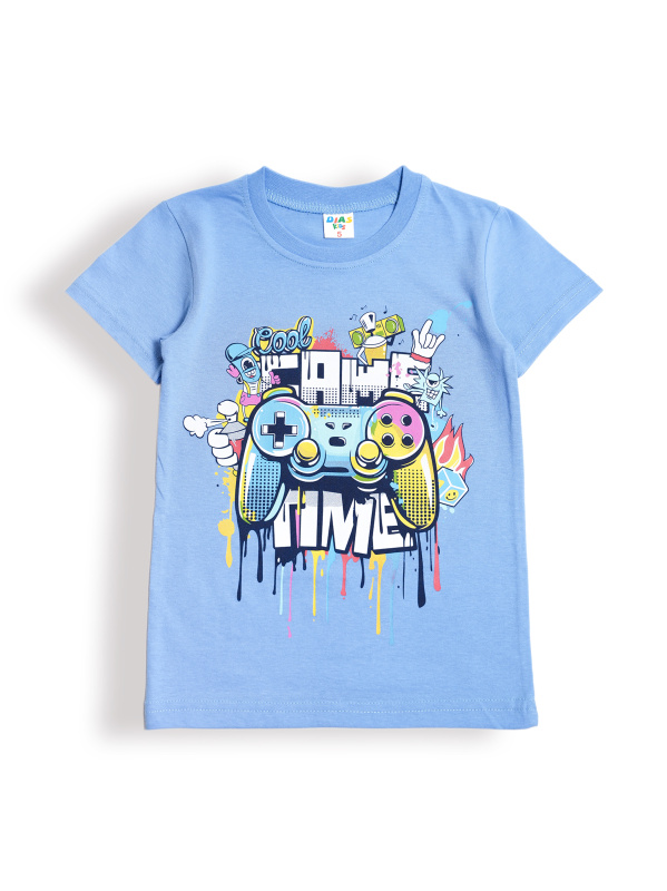 картинка КГ Футболка для мальчика 5-8 лет 100% хлопок DIAS KIDS/DK0002M/уп.4шт./меш.800шт. от BonitoKids