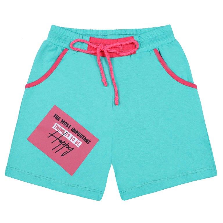 картинка ЧЗ Шорты для девочки 8-12 лет 100% хлопок BONITO KIDS/BK1655SH(ЧЗ)/уп.5шт./меш.450шт. от BonitoKids