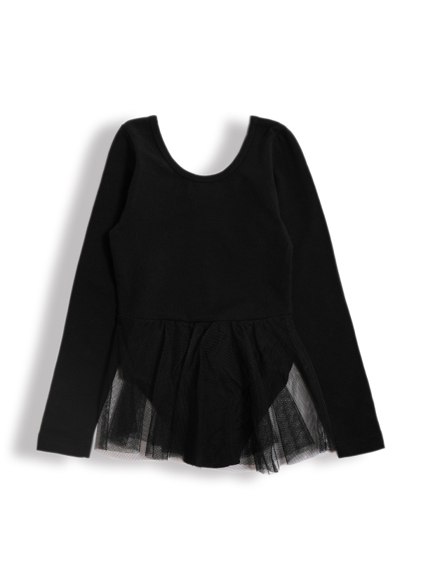 картинка БГ_ЧЗ Полукомбинезон гимнастический для девочки, 4-14 лет, 92% хлопок, 8% лайкра, BONITO KIDS/BK1734P/уп.11шт./меш.440шт. от BonitoKids