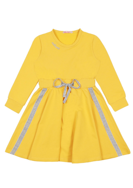 картинка ЧЗ Платье для девочки 5-8 лет 92% хлопок, 8% лайкра BONITO KIDS/BK1541P(ЧЗ)/уп.4шт./меш.220шт. от BonitoKids