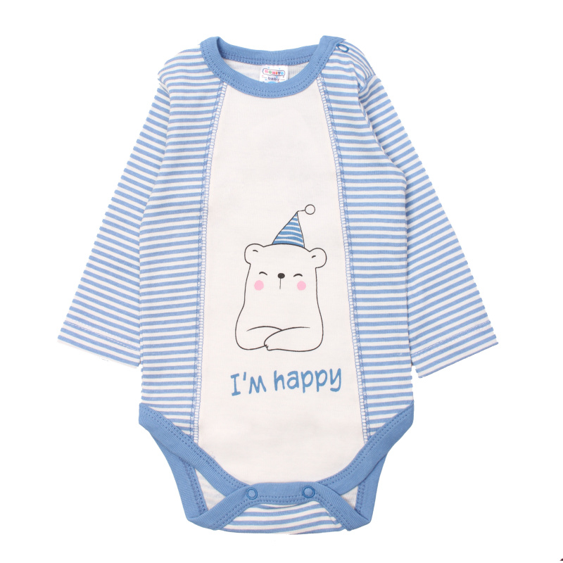 картинка ЧЗ Боди для детей 62-80 см 100% х/б BONITO KIDS/OP1311(01-22)/уп.4шт./меш.640шт. от BonitoKids