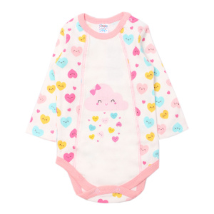 картинка Боди для детей 62-80 см 100% х/б BONITO KIDS/OP1311(01-22)/уп.4шт./меш.640шт. от BonitoKids
