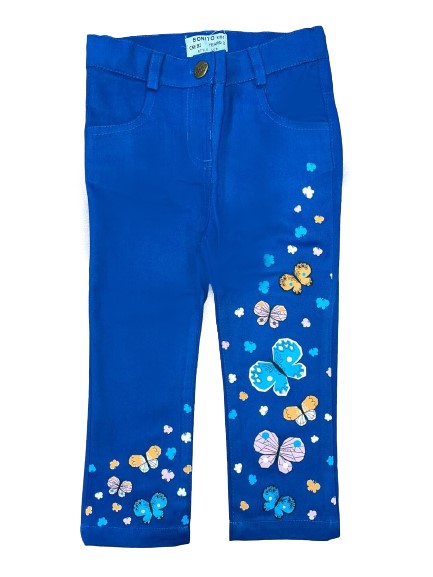 картинка КГ_ОТ Брюки для девочки 2-5 лет 100% хлопок BONITO KIDS/BK401P/уп.4шт/меш.340шт. от BonitoKids