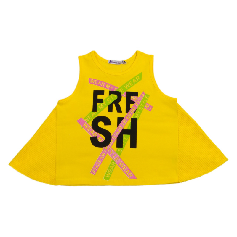 картинка БГ Майка для девочки 3-7 лет 95% хлопок, 5% эластан BONITO KIDS/OP1436/ 5шт./меш.500шт. от BonitoKids