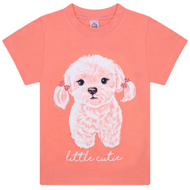 картинка БГ Футболка для девочки 1,5-4 лет 100% хлопок BONITO KIDS/BK0001D(06-24)/уп.4шт./меш.800шт. от BonitoKids