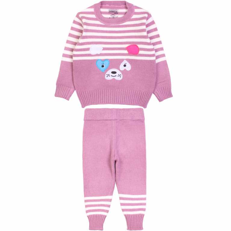 картинка ЧЗ Комплект для новорожденных (джемпер, брюки) 74-86 50% Вискоза  22%нейлон  28%пэ BONITO KIDS/OP1549/уп.2 шт./меш.184шт. от BonitoKids