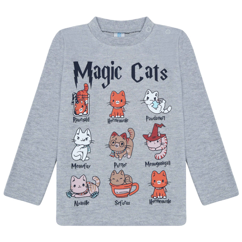 картинка БГ_ЧЗ Кофта для девочки 1,5-4 лет 100% хлопок BONITO KIDS/BK0006D(05-23)(ЧЗ)/уп.4шт./меш.500шт. от BonitoKids