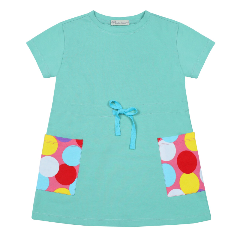 картинка БГ_ЧЗ Платье для девочки 3-7 лет 92% хлопок, 8% лайкра BONITO KIDS/BK1566P(01-23)/уп.5шт./меш.400шт. от BonitoKids