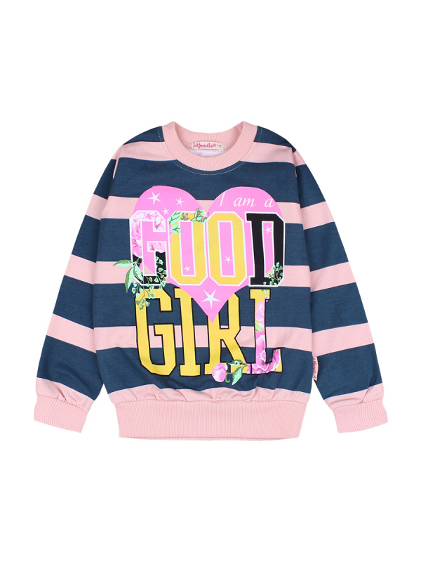 картинка ЧЗ Кофта  для девочки 5-8 лет. BONITO KIDS/BK1370K(ЧЗ)/уп.4шт./меш.340шт. от BonitoKids