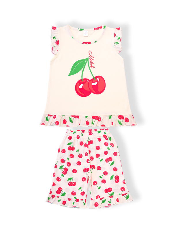 картинка БГ_ЧЗ Пижама для девочки 3-7 лет 100% хлопок BONITO KIDS/SS6123(ЧЗ)/уп.5шт./меш.480шт. от BonitoKids