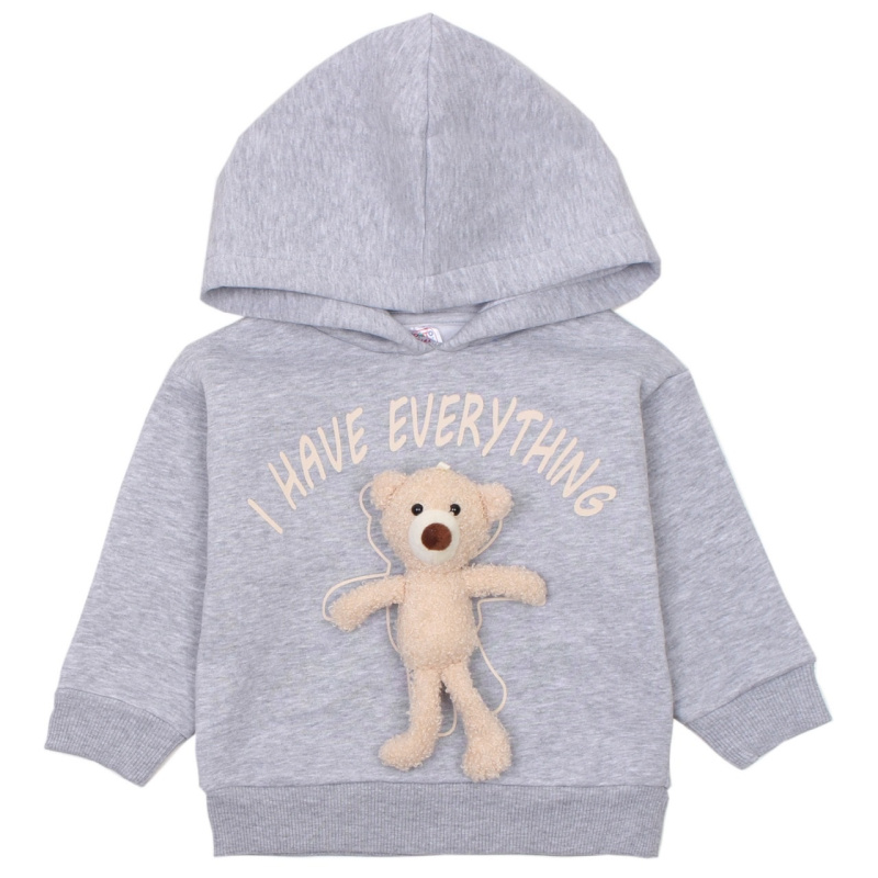 картинка ЧЗ Толстовка для детей 2-5 лет 95% хлопок, 5% эластан BONITO KIDS/OP1264(ЧЗ)/уп.4шт./меш.120шт. от BonitoKids