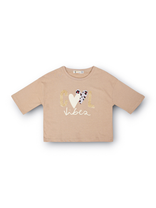 картинка ЧЗ Футболка для девочки 8-12 лет 100% хлопок BONITO KIDS/OP1964(ЧЗ)/5 шт./меш.300 шт от BonitoKids