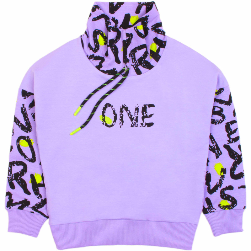 картинка БГ_ЧЗ Свитшот для девочки 5-8 лет 65% хлопок, 27% пэ, 8% эластан BONITO KIDS/OP1746(ЧЗ)/уп.4 шт./меш.204 шт. от BonitoKids