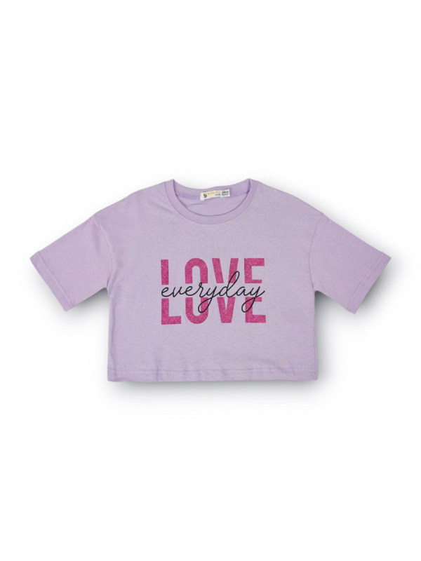 картинка ЧЗ Футболка для девочки 8-12 лет 100% хлопок BONITO KIDS/OP1964(ЧЗ)/5 шт./меш.300 шт от BonitoKids