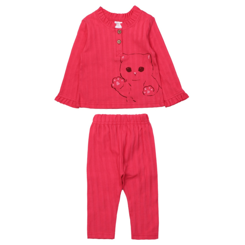 картинка ЧЗ Пижама для девочки 74-98 см 100% хлопок BONITO KIDS/OP1366/уп.5шт./меш.330шт. от BonitoKids