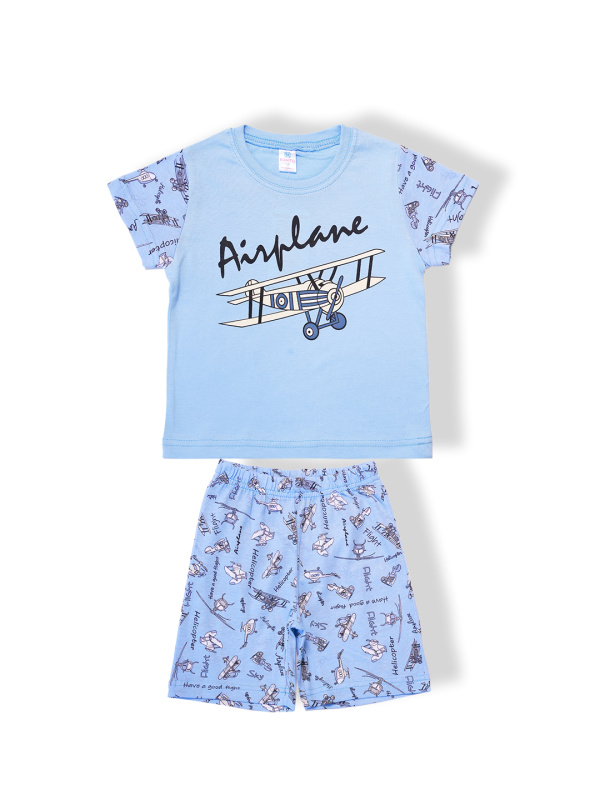 картинка БГ Пижама для мальчика 3-7 лет 100% хлопок BONITO KIDS/SS6124/уп.5шт./меш.500шт. от BonitoKids