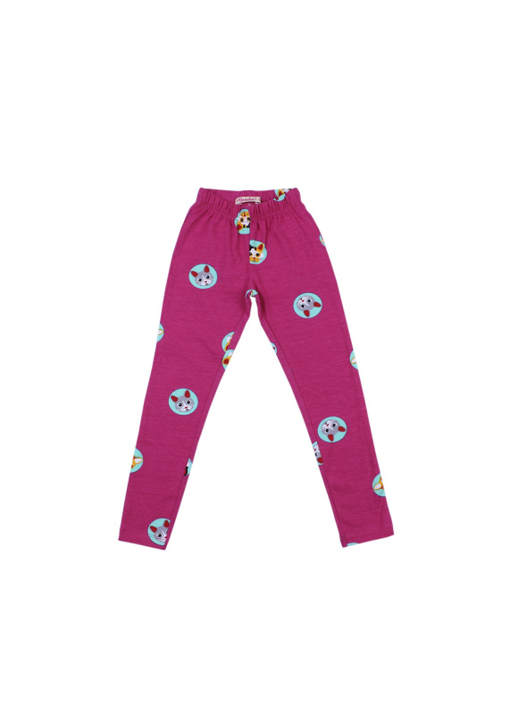 картинка ЧЗ Лосины для девочки 7-11 лет 92% хлопок, 8% лайкра BONITO KIDS/BK1166L(ЧЗ)/уп.5шт./меш.460шт. от BonitoKids