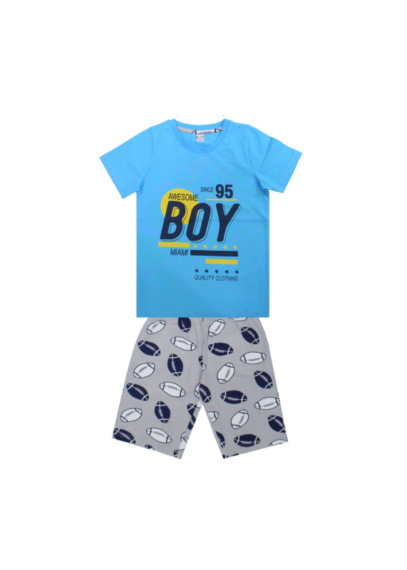 картинка ЧЗ Пижама для мальчика 8-12 лет 92% хлопок 8% лайкра BONITO KIDS/BK1688PJ(ЧЗ)/уп.5шт./меш.250шт. от BonitoKids