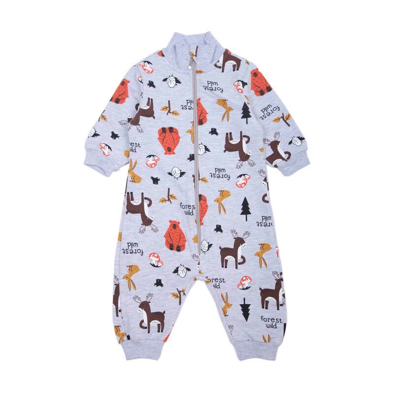 картинка ЧЗ Комбинезон для детей 68-86 см 65% хлопок, 27% полиэстер, 8% эластан BONITO KIDS/OP1876(ЧЗ)/уп.4шт./меш.272шт. от BonitoKids