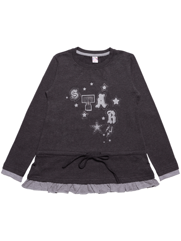 картинка ЧЗ Кофта  для девочки 5-8 лет. BONITO KIDS/OP367(ЧЗ)/уп.4шт./меш.352шт. от BonitoKids
