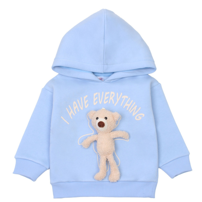 картинка ЧЗ Толстовка для детей 2-5 лет 95% хлопок, 5% эластан BONITO KIDS/OP1264(ЧЗ)/уп.4шт./меш.120шт. от BonitoKids