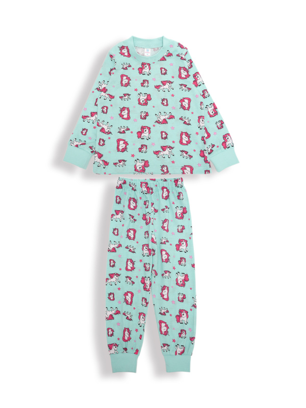картинка БГ_ЧЗ Пижама для девочки 3-7 лет 100% хлопок BONITO KIDS/SS6156(ЧЗ)/уп.5шт./меш.300шт. от BonitoKids