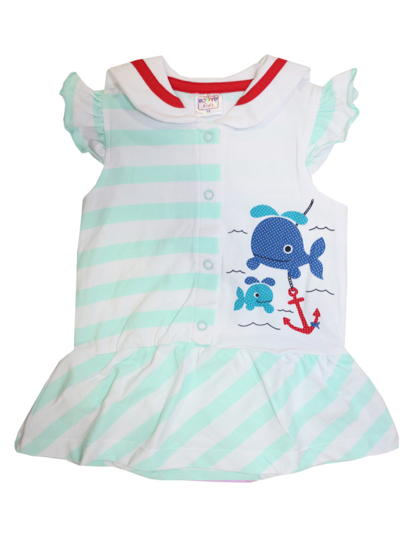 картинка Боди для девочки, 68-86, 100% хлопок, интерлок, BONITO KIDS/OP441/уп.4 шт./меш.400 шт./меш. от BonitoKids