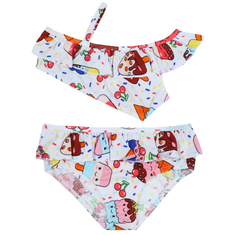 картинка БГ_ЧЗ Купальник для девочки (топ и трусы) 7-11 лет 60% хлопок 40% п/э BONITO KIDS/BK1786KP(01-24)/уп.5шт./меш.650шт. от BonitoKids