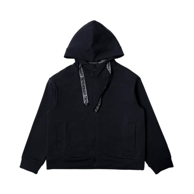 картинка ЧЗ Худи для мальчика 8-12 лет 65% хлопок, 27% полиэстер, 8% эластан BONITO KIDS/OP1853(ЧЗ)/уп.5шт./меш.140шт. от BonitoKids