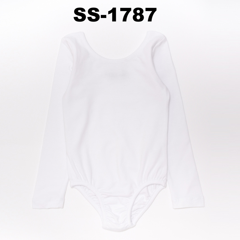 картинка КГ Гимнастическое боди для девочки 4-14 лет 92% хлопок, 8% лайкра BONITO KIDS/BK1787B/уп.11шт./меш.550шт. от BonitoKids