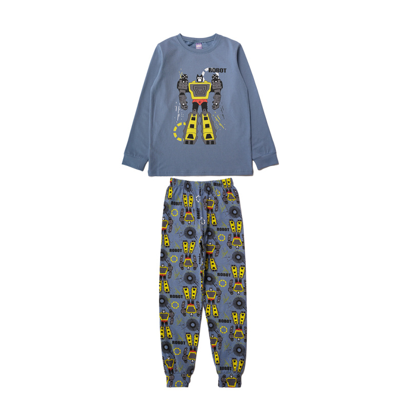 картинка ЧЗ Пижама для мальчика 8-12 лет 95% хлопок 5% эластан BONITO KIDS/OP1929(ЧЗ)/уп.5шт./меш.200шт. от BonitoKids