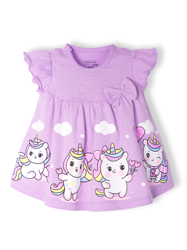 картинка ЧЗ Платье для девочки 68-86 см 100% хлопок BONITO KIDS/OP1923/уп.4 шт./меш.760 шт. от BonitoKids