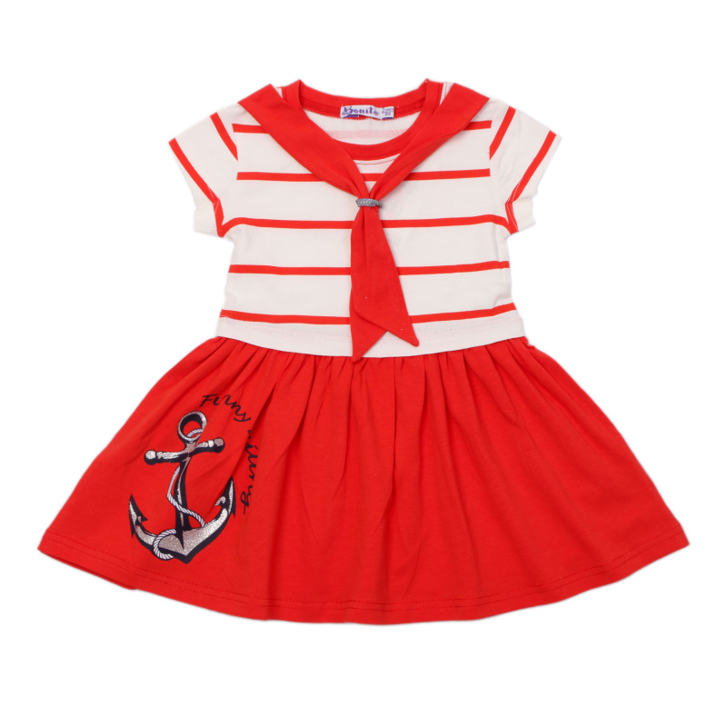 картинка ЧЗ Платье для девочки 2-6 лет 95% хлопок, 5% эластан BONITO KIDS/OP1490(ЧЗ)/уп.5шт./меш.300шт от BonitoKids