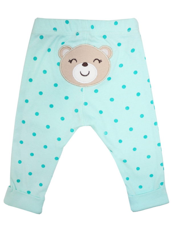 картинка Штанишки для новорожденных 100% х/б, 6-12 мес, 62-80см BONITO KIDS/OP297/уп.4шт./меш.644шт. от BonitoKids