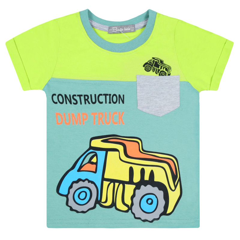 картинка БГ_ЧЗ Футболка для мальчика 2-6 лет 100% хлопок BONITO KIDS/BK1211F(01-24)(ЧЗ)/уп.5шт./меш.700шт. от BonitoKids