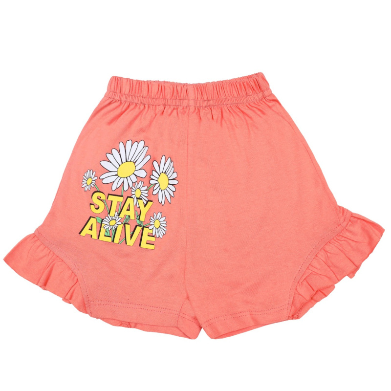 картинка КГ_ОТ Шорты для девочки 4-8 лет 100% хлопок BONITO KIDS/BK0102SHD/уп.5шт./меш.800шт. от BonitoKids