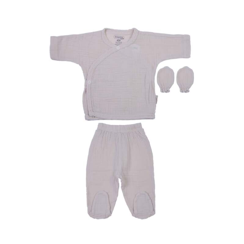 картинка ЧЗ Комплект для новорожденных (распашонка, ползунки, рукавички) 56-68 см 100% хлопок BONITO KIDS/OP1801/уп.3шт./меш.360шт. от BonitoKids