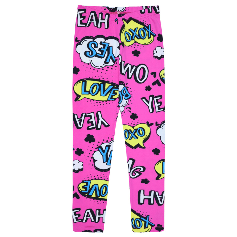 картинка КГ_БГ Лосины для девочки 8-12 лет 60% хлопок, 40% полиэстер BONITO KIDS/BK1297L/уп.5шт./меш.600шт. от BonitoKids