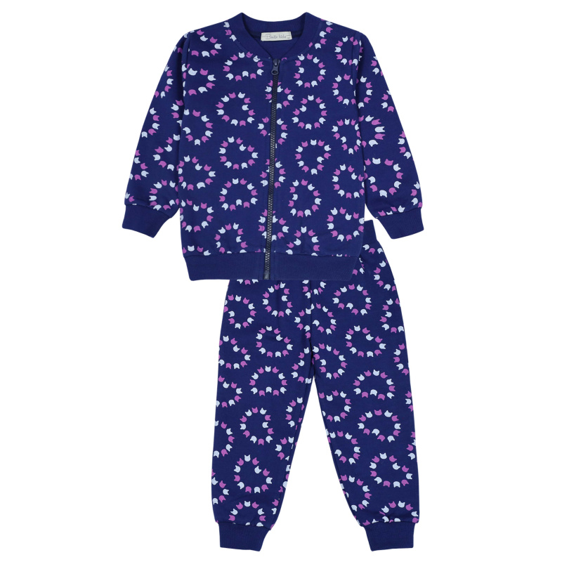 картинка ЧЗ Комплект для девочки (бомбер, брюки) 2-6 лет  BONITO KIDS/BK1563KP(ЧЗ)/уп.5шт./меш.190шт. от BonitoKids