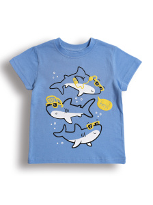 картинка БГ_ЧЗ Футболка для мальчика 1-4 лет 100% хлопок BONITO KIDS/BK0001M(2025)(ЧЗ)/уп.4шт./меш.800шт. от BonitoKids