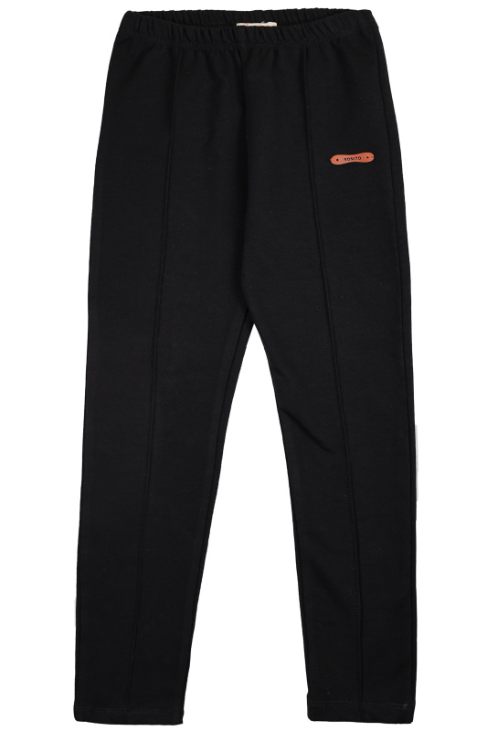 картинка ЧЗ Лосины для девочки 6-10 лет 92% хлопок, 8% лайкра BONITO KIDS/BK1526L(ЧЗ)/уп.5шт./меш.350шт. от BonitoKids