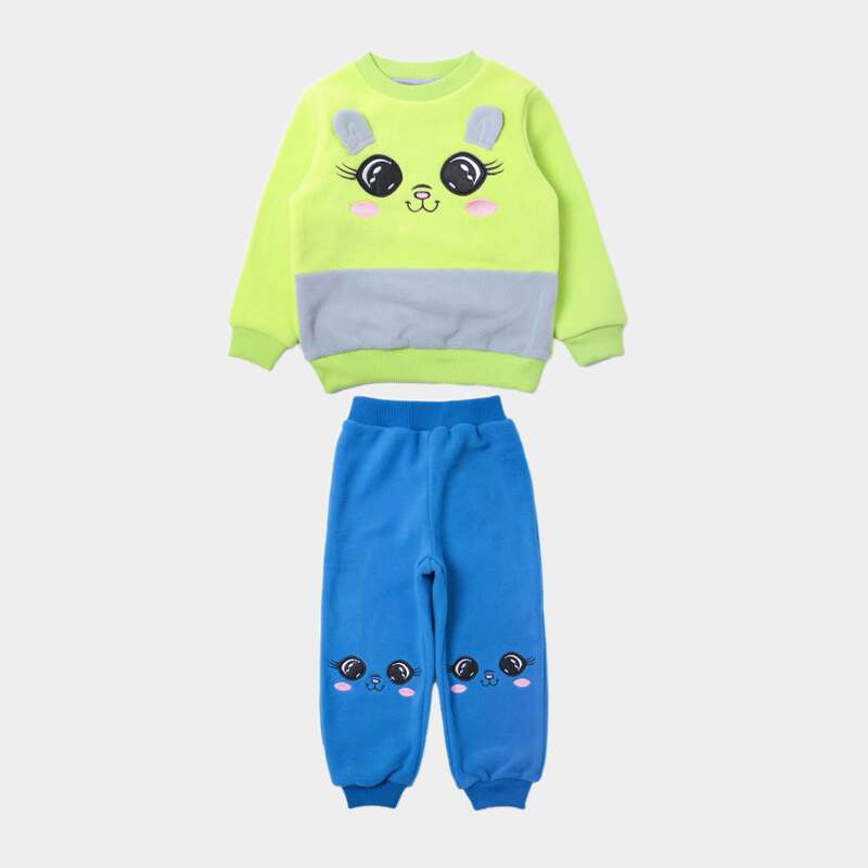 картинка ЧЗ Комплект для детей (свитшот и штаны), 2-6 лет, 100% полиэстер, BONITO KIDS/OP1902(01-23)(ЧЗ)/уп.5шт./меш.105шт. от BonitoKids