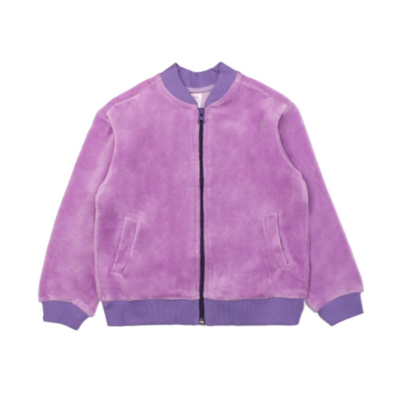 картинка ЧЗ Бомбер для девочки 3-7 лет 80% хлопок, 20% полиэстер BONITO KIDS/OP1202(ЧЗ)/уп.5шт./меш.180шт. от BonitoKids